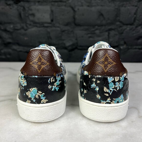 Louis Vuitton Frontrow LV monogram low Sneaker Flower leather 7.5 US or 37.5 EUR - Picture 11 of 17